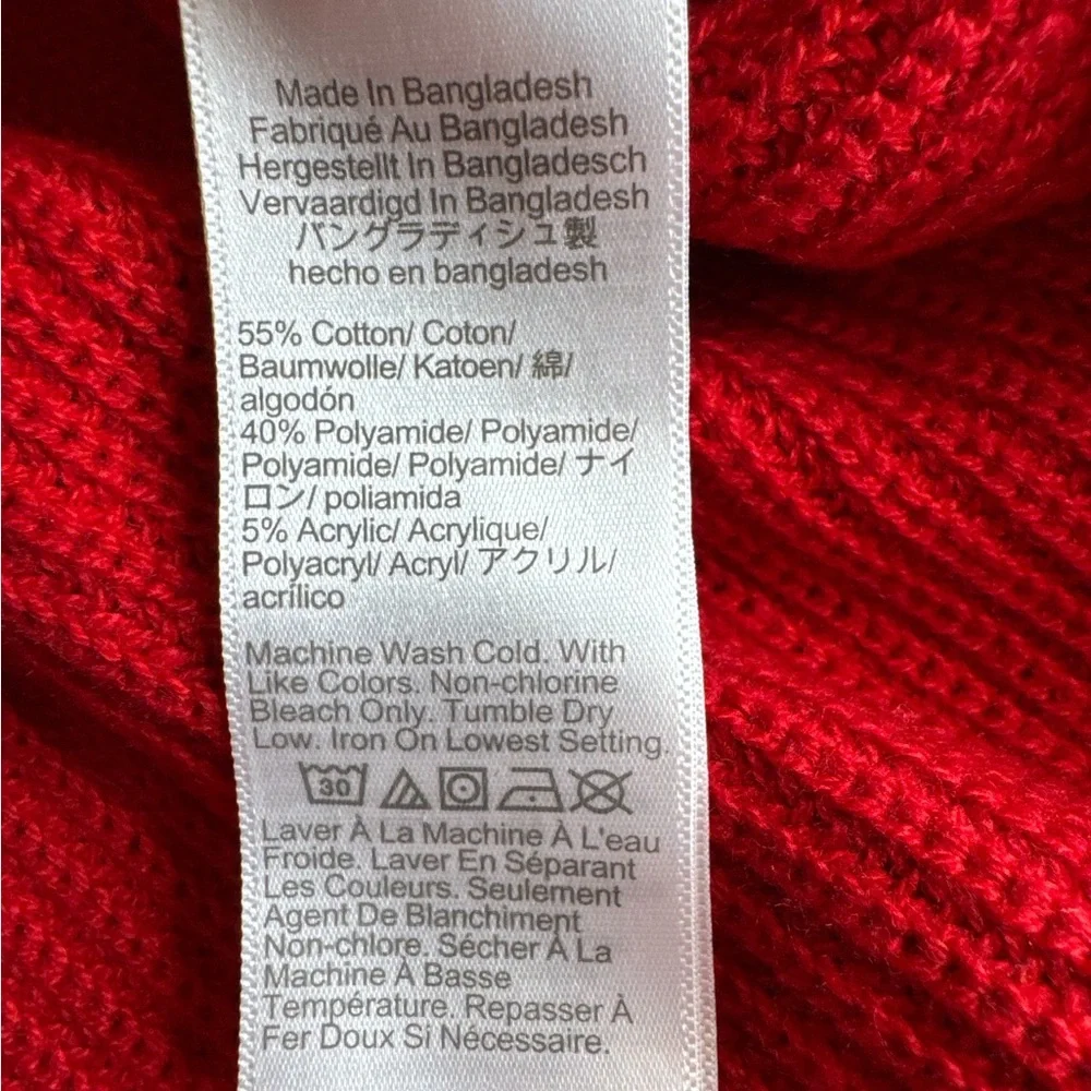 J. CREW Button Raglan Crewneck Sweater, Size M.